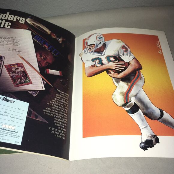 NFL Beckett Football Card Monthly Issues #21 #25 December 1991 April 1992 Lot - Picture 13 of 13